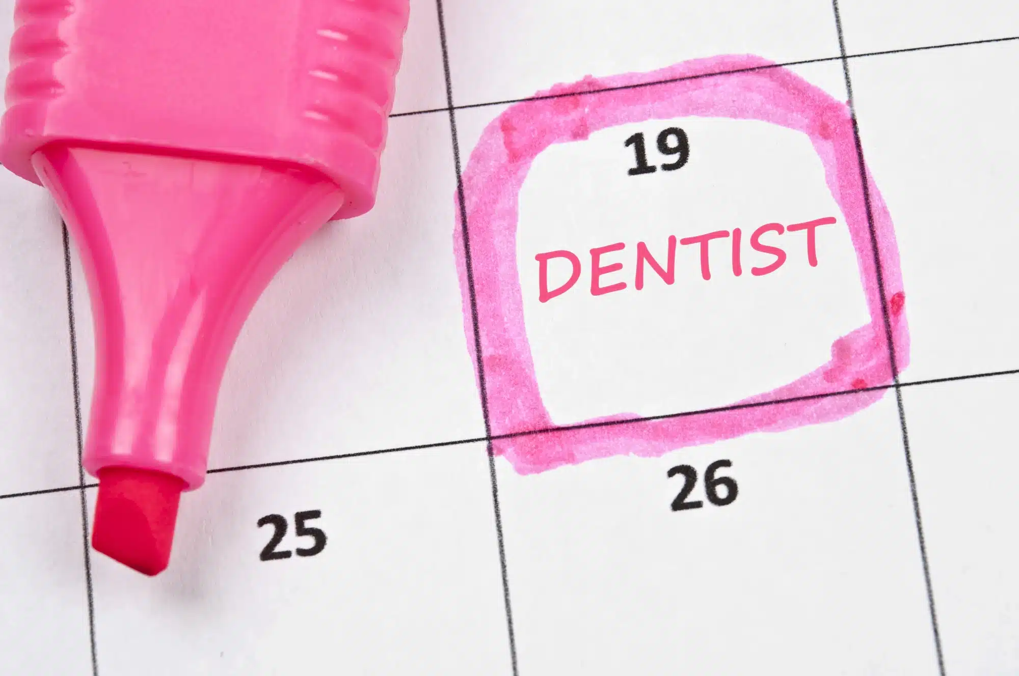 calendar with appointment to see a dentist in novi mi